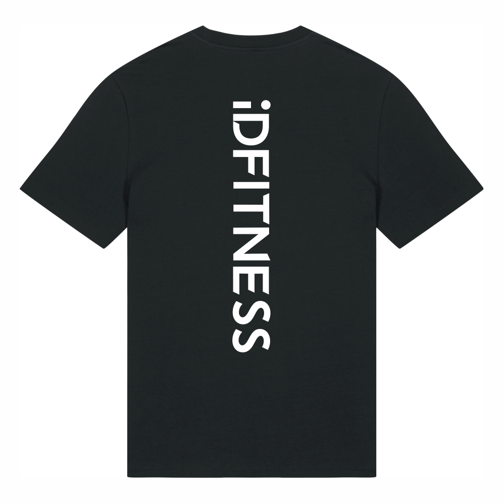 iDFITNESS: Vertical Signature Tee - Black & White