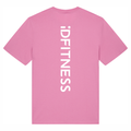 iDFITNESS: Vertical Signature Tee - Pink