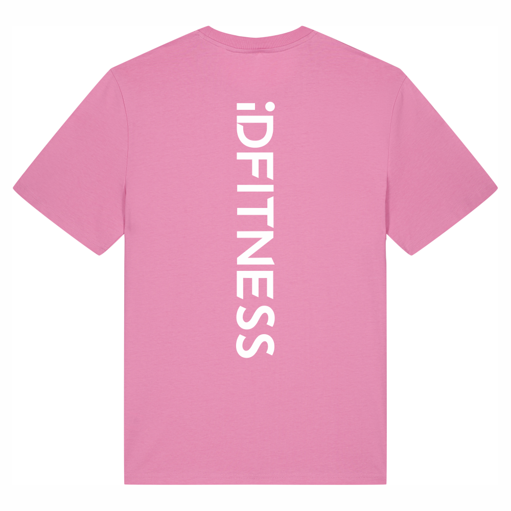 iDFITNESS: Vertical Signature Tee - Pink