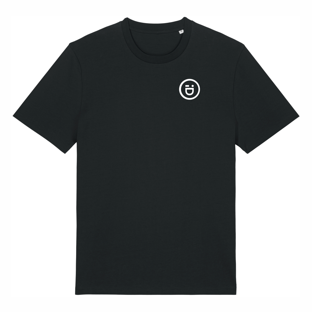 iDFITNESS: Vertical Signature Tee - Black & White