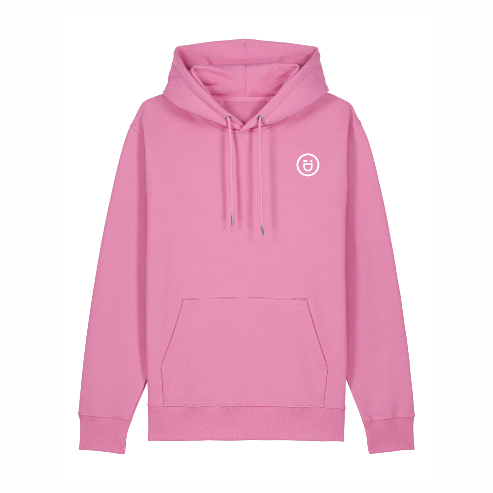 Iconic True Line Hoodie: Natural & Purple