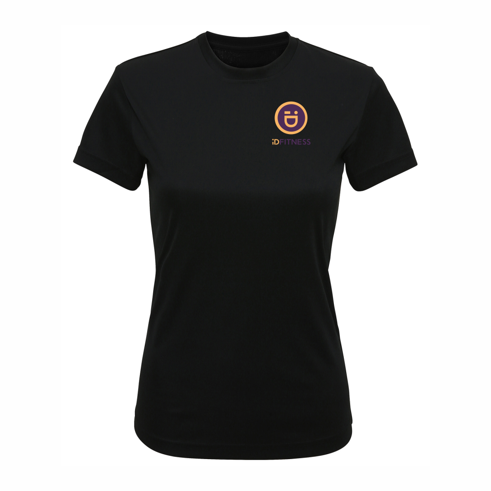 iDFITNESS -  Women's TriDri® performance t-shirt - Black