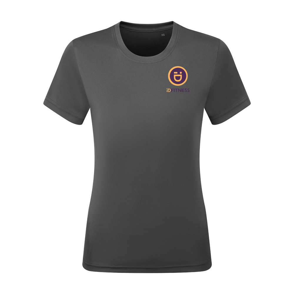 iDFITNESS -  Women's TriDri® performance t-shirt - Charcoal