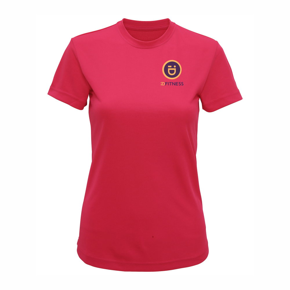 iDFITNESS -  Women's TriDri® performance t-shirt - Hot Pink