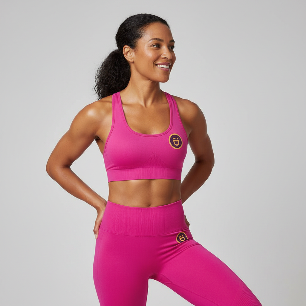 iDFITNESS TriDri 3D fit' sports bra -Fuschia