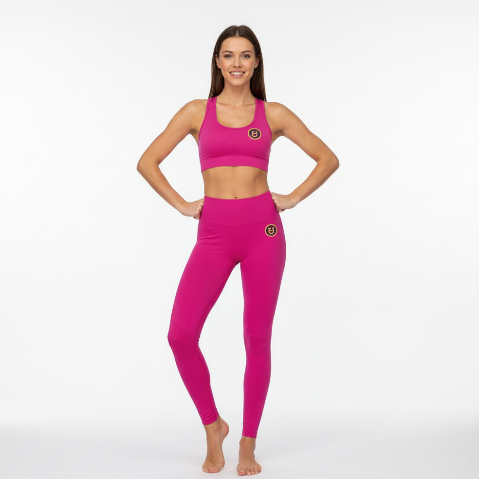 iDFITNESS TriDri 3D fit' sports bra -Fuschia